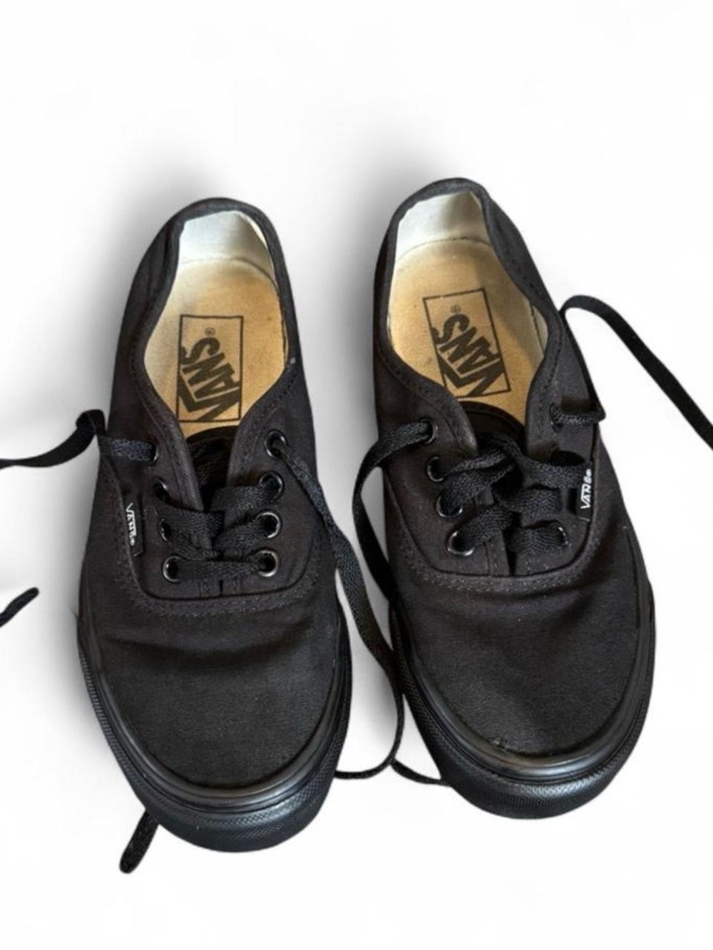 Vans Black Classic Canvas Low-Top Sneakers